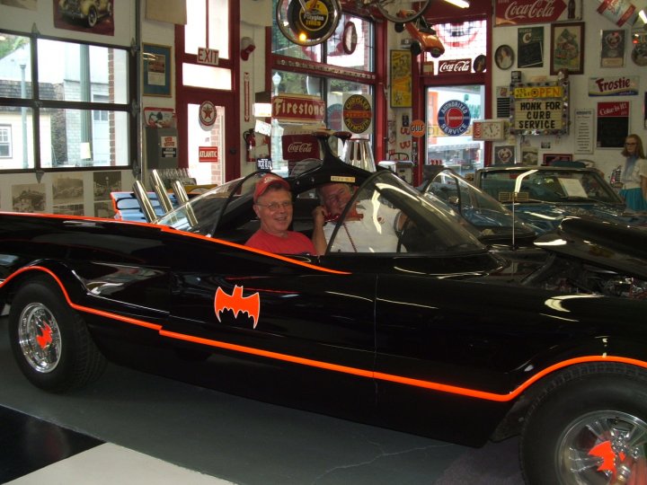 Batmobile visits Jerry's Museum
